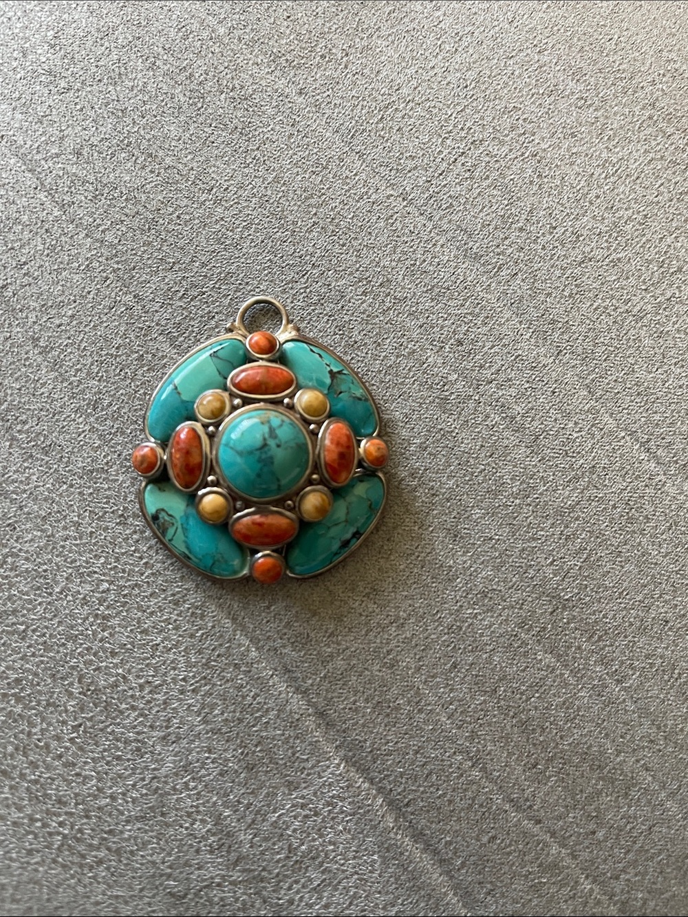 925 sterling silver Barse Turquoise Gemstone Pendant - Women Jewelry